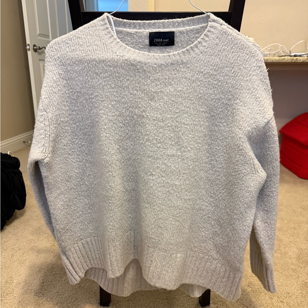 Zara Cream Knit Pullover